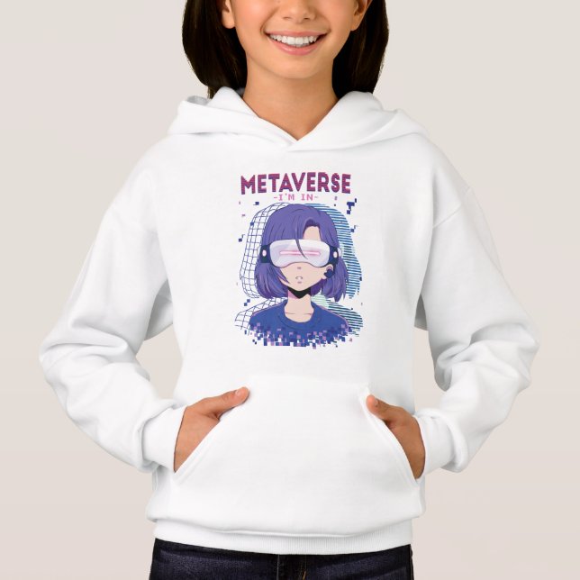Menina do anime óculos de realidade virtual Moleto (Frente)