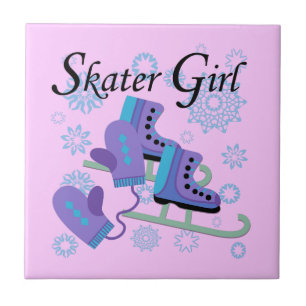 Menina do patinador