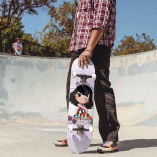 menina doce Skateboard