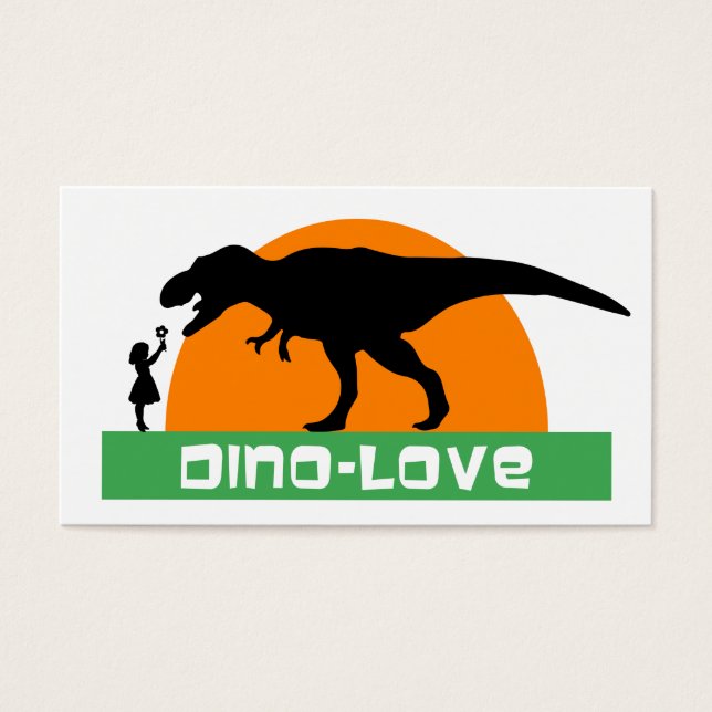 Menina e dinossauro (Frente)