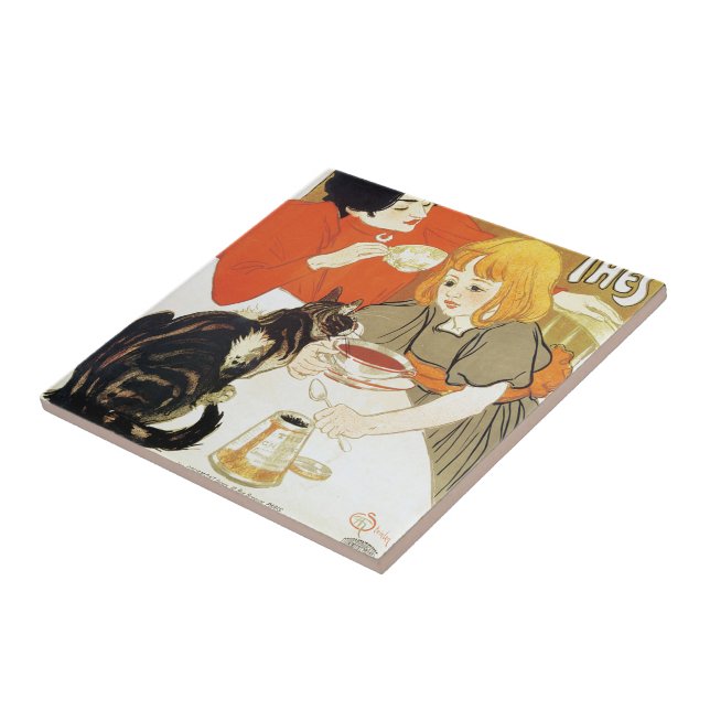 Menina e gato, Alexandre Steinlen (Lateral)