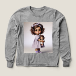 Menina em um vestido de Lavanda, por Natasha