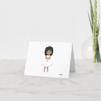 Menina Escura Santa Comunhão Obrigado Cartões