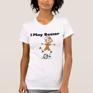 Menina eu jogo o camiseta e os presentes do