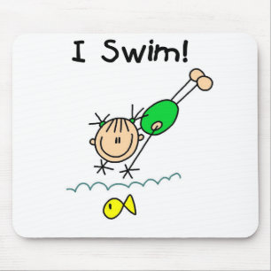 Menina eu nado Mousepad