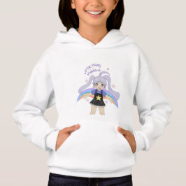 Menina Feliz Ilustração Desenhada à Mão – Pequena