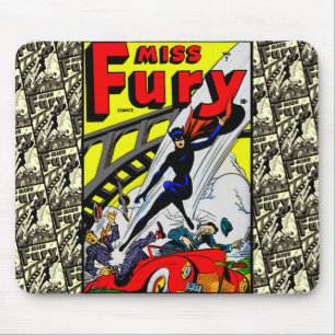 Menina Fury Histórias em quadrinhos Mousepad Cláss