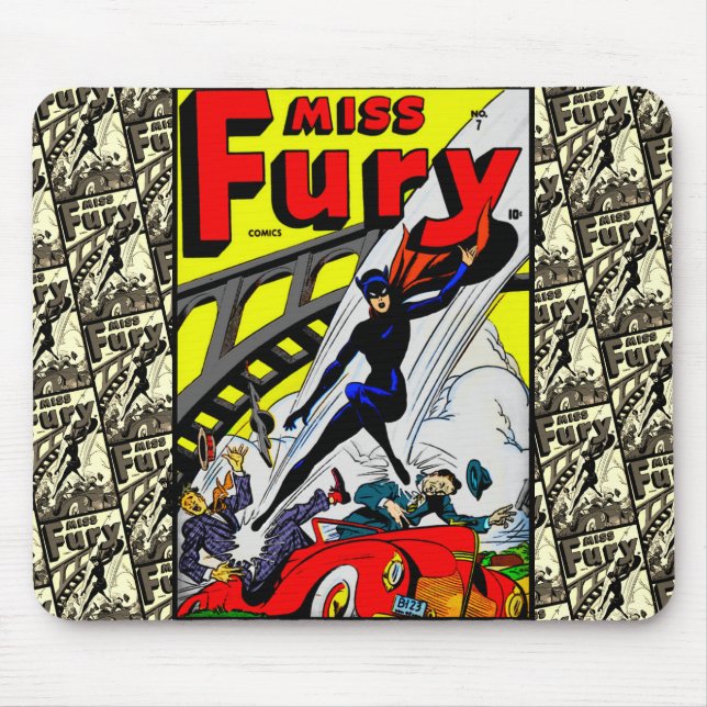 Menina Fury Histórias em quadrinhos Mousepad Cláss (Frente)