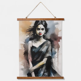 Menina indiana em sari