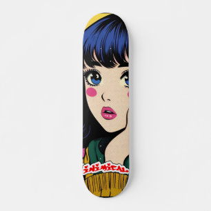 Menina Inimiga POP Série #1 Skateboard