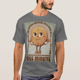 Menina Minutos Camisa Gráfica Mascot AI