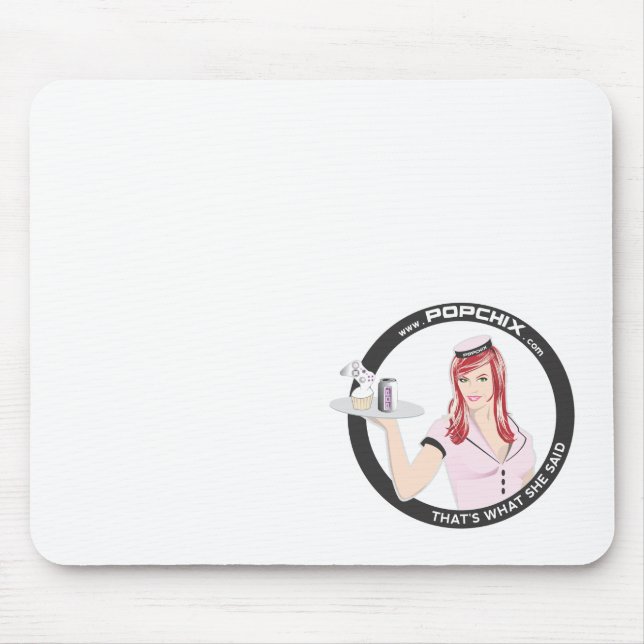 Menina Mousepad de PopChiX do Redhead (Frente)