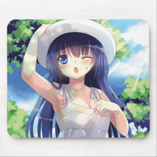 Menina Mousepad do Anime do verão