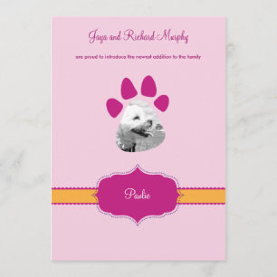 "Menina nova do anúncio do filhote de