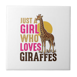 Menina Que Ama Girafas Camisa Vintage de Girafa De