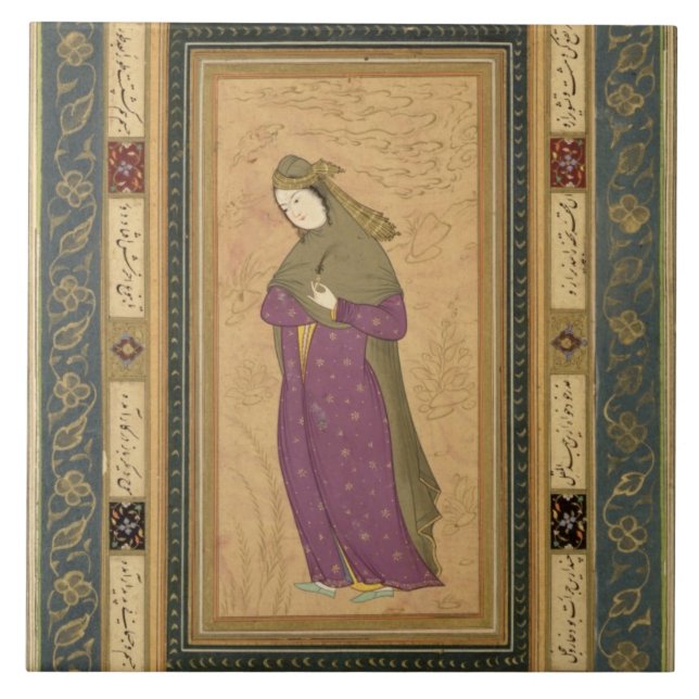 Menina que guardara um aigrette, do grande Alb de (Frente)