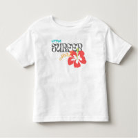 Menina surfista - Camisa do bebê