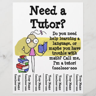 Menina Tutor Flyer