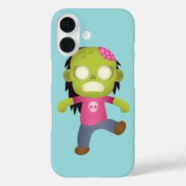 Menina Zumbi de Desenho Fofo