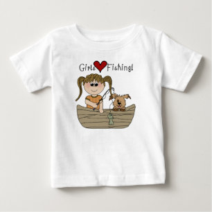 Meninas adoram camisetas de pesca e presentes
