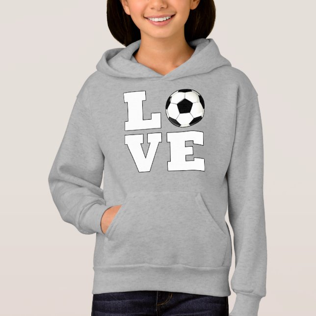 Meninas adoram futebol (futebol) jogador de esport (Frente)