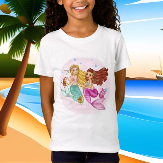 Meninas bonitas, camiseta de praia (Criador carregado)