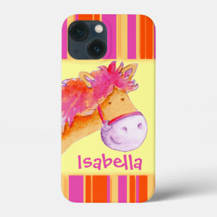 Meninas chamadas de pônei amarelo