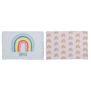 Meninas Cute Whimsical Rainbow Cartoon and Name Ki
