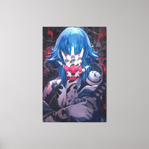meninas de anime Canvas Premium Enrolado (Brilho)
