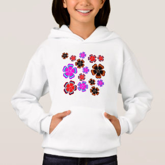 Meninas de flores de Hoodie