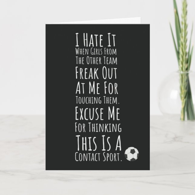 Meninas De Futebol legal Cartões De Esporte Para S (Frente)