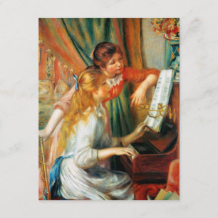 Meninas de Renoir nos convites do considerando do