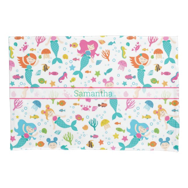 Meninas De Sereia Sob O Mar Personalizadas (Frente)
