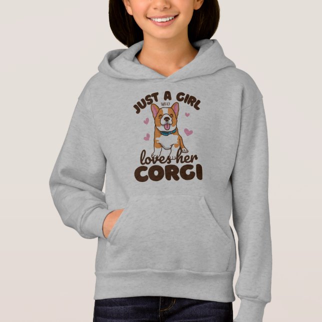 Meninas do Cão Corgi Dizendo (Frente)