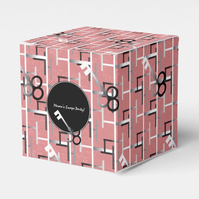 Meninas Escaparam Suprimentos De Festa Favor Caixa (Frente)