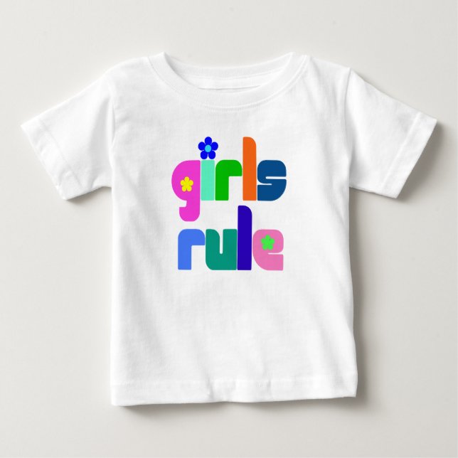 Meninas governam camiseta bebê/criança (Frente)