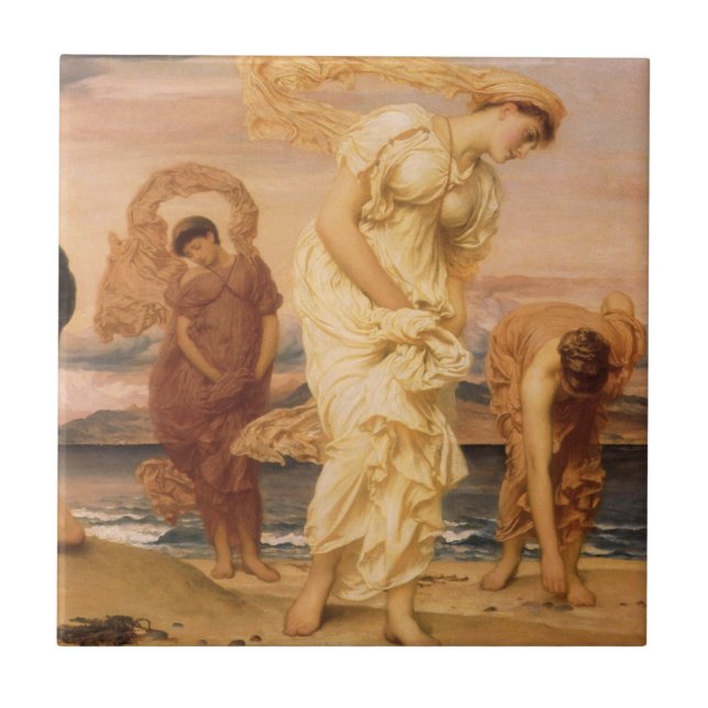 Meninas Gregas Catando Seixos de Lord Leighton (Frente)