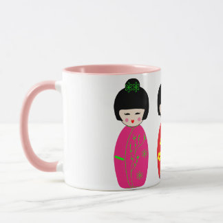 Meninas japonesas da caneca 3