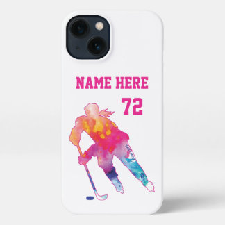 Meninas Mulheres Personalizadas Jogador de Hóquei