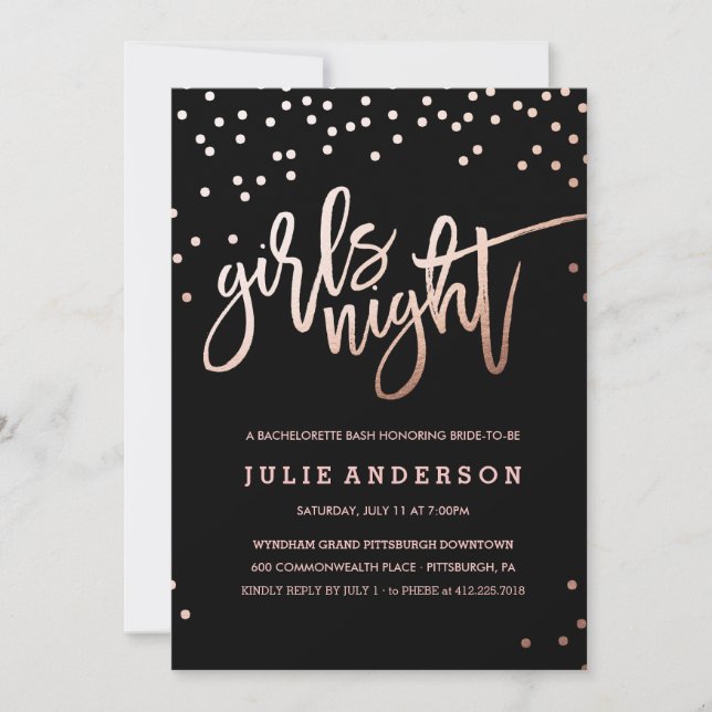 MENINAS NOITE DE SAÍDA // convite para FESTA DE SO (Frente)