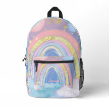 Meninas Personalizadas Nome Whimsical Rainbow Kids