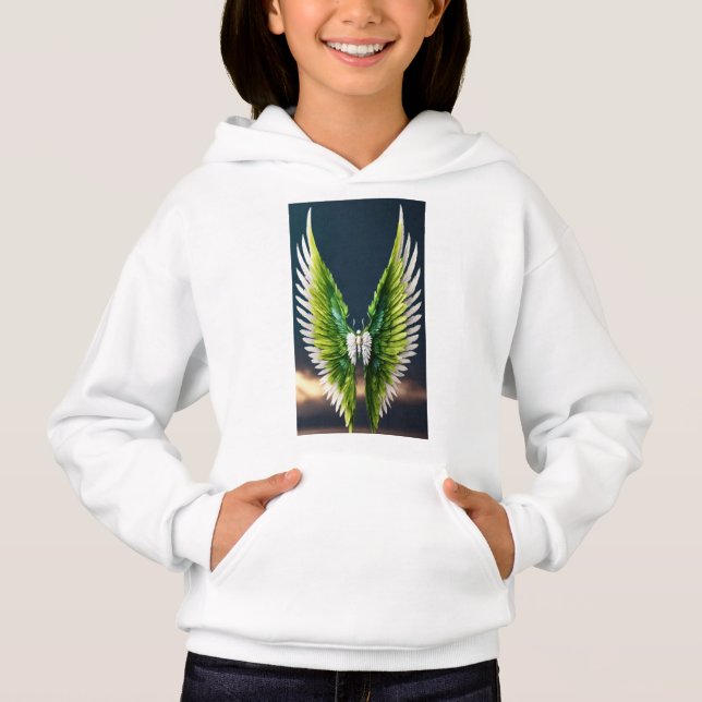 Meninas Pullover Hoodie & Sweatshirts Impressas (Frente)