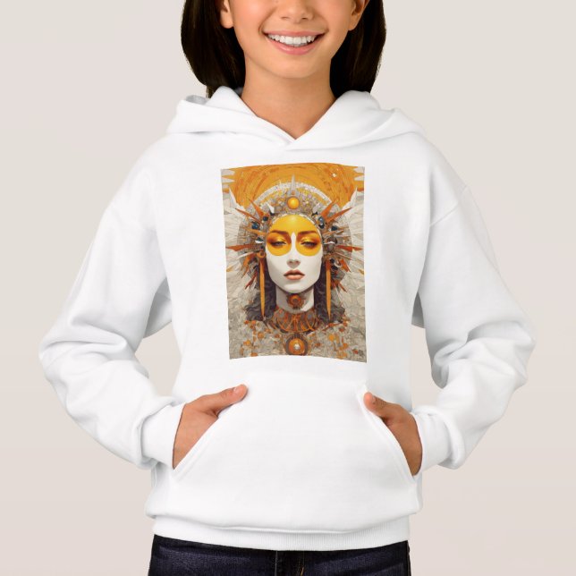 Meninas Pullover Hoodie & Sweatshirts Impressas (Frente)