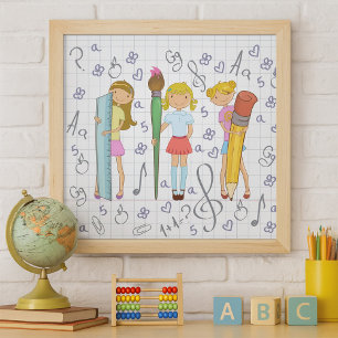 Meninas que dão Poster