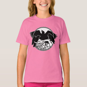 Meninas Raven Camisas Raven / Camiseta para Crianç