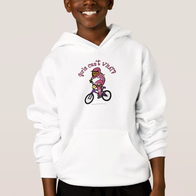 Meninas Rosa Escuras BMX (Frente)