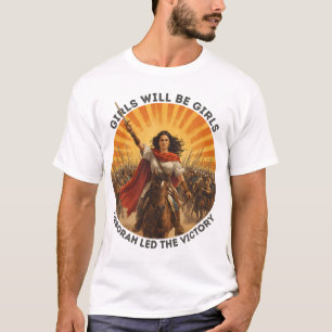 Meninas Serão Meninas Camiseta Deborah Vitória