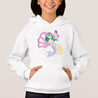 Meninas Sereia Hoodie Youth X-Small to Large
