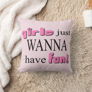 Meninas Só Querem Se Divertir! Almofadas Throw
