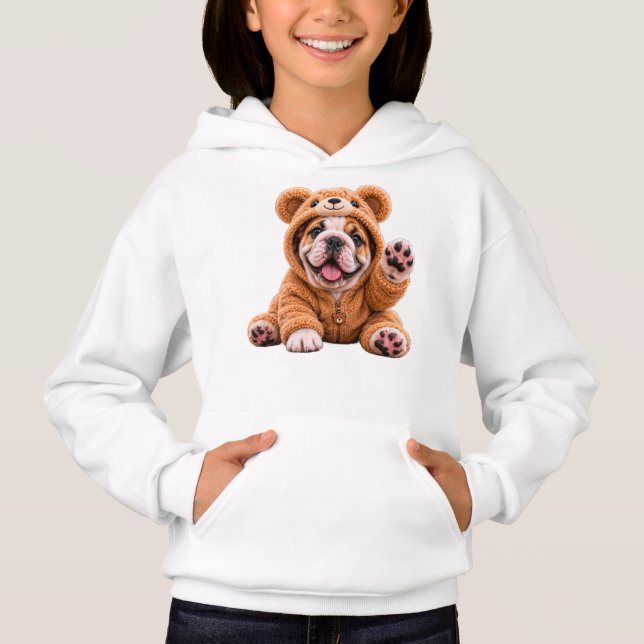 MENINA'S URSO TEDDY BULLDOG ADORÁVEL  (Frente)